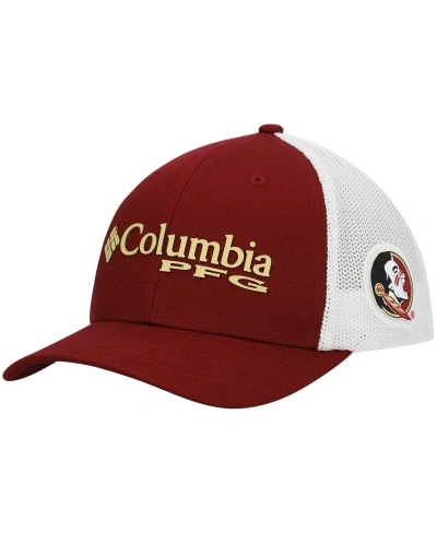 Columbia Kids' Boys Garnet Florida State Seminoles Collegiate Pfg Flex Snapback Hat In Burgundy