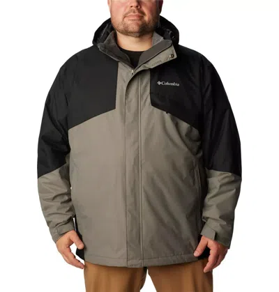 Columbia Bugaboo Ii Wm1273-024 Jacket Men's 4x Gray Black Hooded Full Zip App880 In Grey
