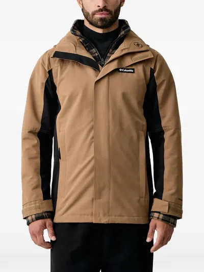 Columbia Bugaboo™ Iv Hooded Panelled Jacket In Neutral