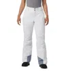 Columbia Bugaboo Pants Womens White Omni-heat Insulated Waterproof Ski In White