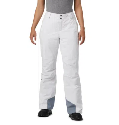 Columbia Bugaboo Pants Womens White Omni-heat Insulated Waterproof Ski