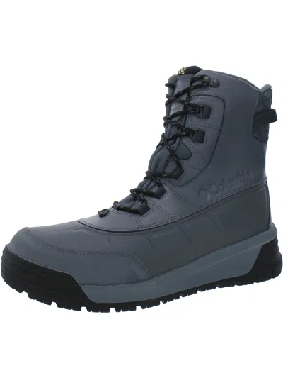 Columbia Bugaboot Celsius Mens Leather Waterproof Winter & Snow Boots In Grey