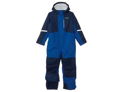 Columbia Bugatm Iii Suit (little Kid/big Kid) Kid's Snow Bibs One Piece Mountain Blue/collegiate Navy : Xl (1