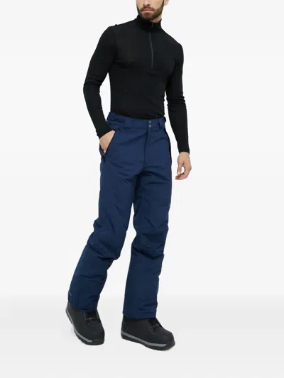 Columbia Buttoned Ski Trousers In Blue