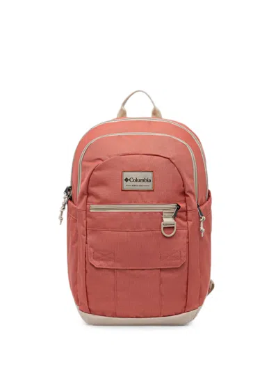 Columbia Buxton Logo-patch Backpack In Pink
