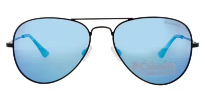Columbia C113sp Norwester 003 Men's Sunglasses Black Size 59 In Blue