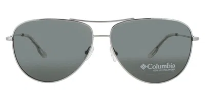 Columbia C116sp Trailstorm 040 Men's Sunglasses Silver Size 62