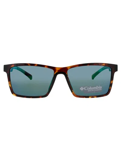 Columbia C569 Sp Sunglasses In Dark Tortoise - Green Mirror