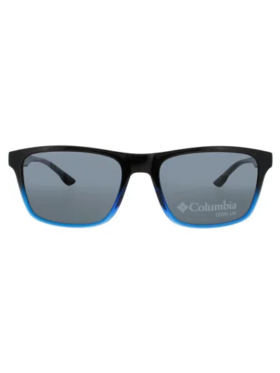 Columbia C571 S Sunglasses In Gradient Black / Blue Crystal - Blue Tint