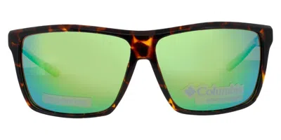 Columbia C572sp Timber Pointe Polarized 242 Men's Sunglasses Tortoiseshell Size 63 In Brown