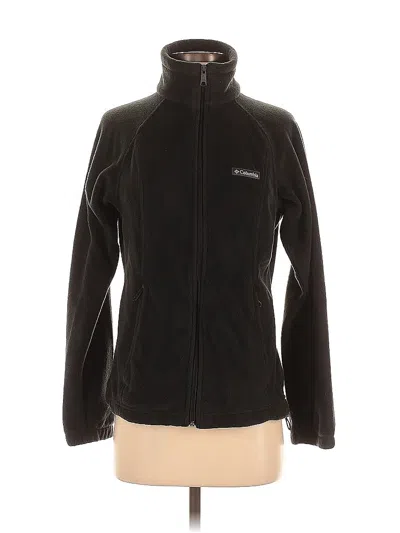 Pre-owned Columbia Cardigan Sweater In Black