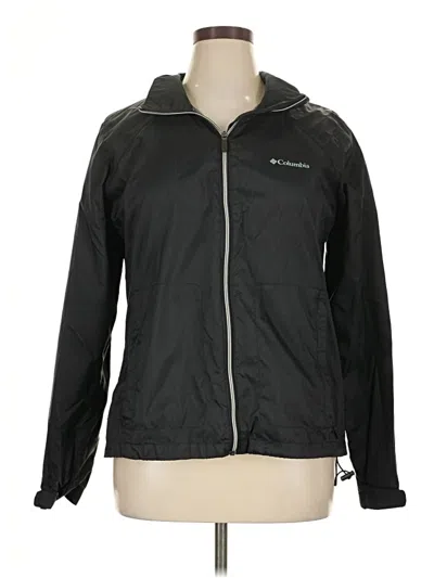 Pre-owned Columbia Cardigan Sweater In Black