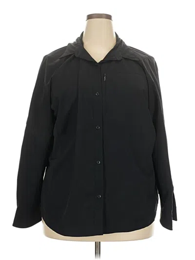 Pre-owned Columbia Cardigan Sweater In Black