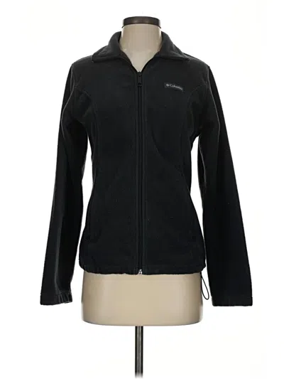 Pre-owned Columbia Cardigan Sweater In Black