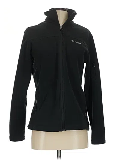Pre-owned Columbia Cardigan Sweater In Black