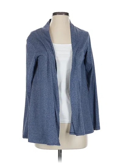 Pre-owned Columbia Cardigan Sweater In Blue