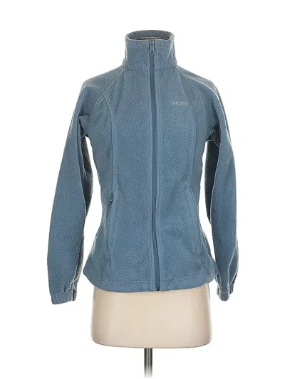 Pre-owned Columbia Cardigan Sweater In Blue