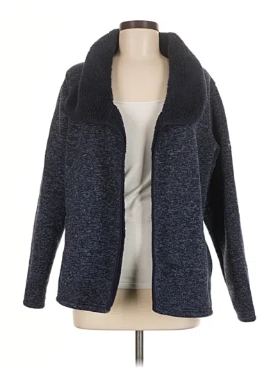 Pre-owned Columbia Cardigan Sweater In Blue