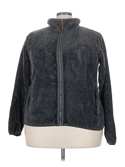 Pre-owned Columbia Cardigan Sweater In Gray
