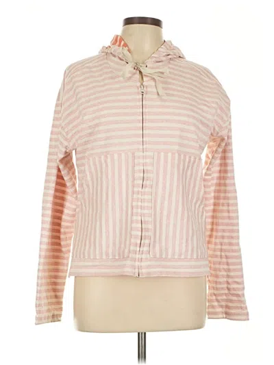 Pre-owned Columbia Cardigan Sweater In Pink