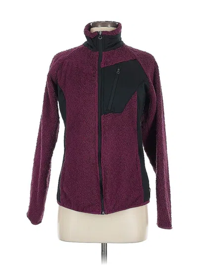 Pre-owned Columbia Cardigan Sweater In Purple