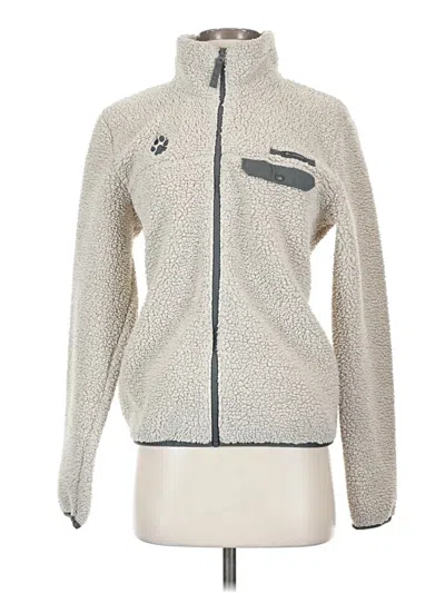 Pre-owned Columbia Cardigan Sweater In Silver