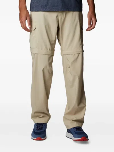 Columbia Cargo Convertible Trousers In Neutral
