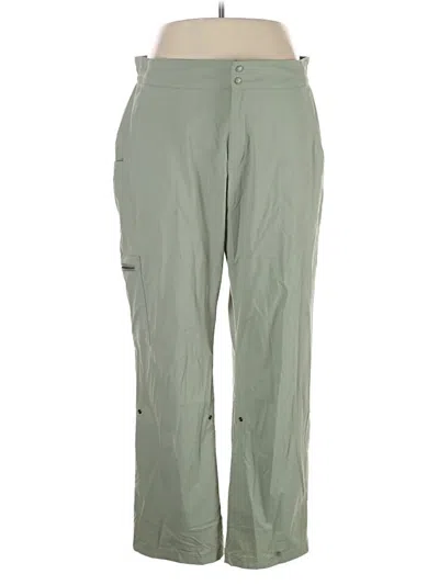 Pre-owned Columbia Cargo Pants In Green