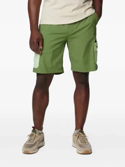 Columbia Cargo-pocket Running Shorts In Green