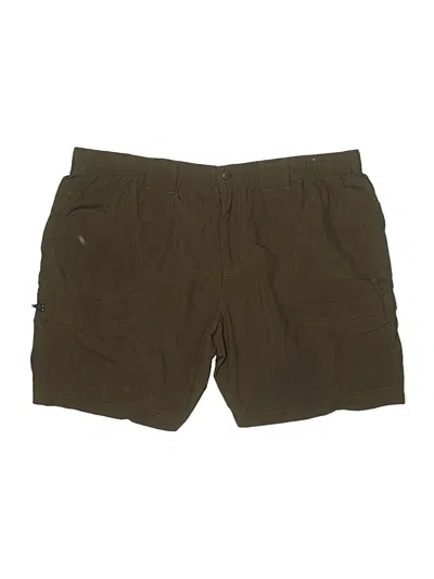 Pre-owned Columbia Cargo Shorts In Green