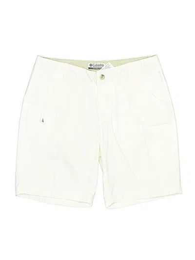 Pre-owned Columbia Cargo Shorts In White
