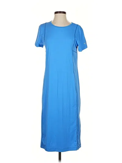 Pre-owned Columbia Casual Dress In Blue
