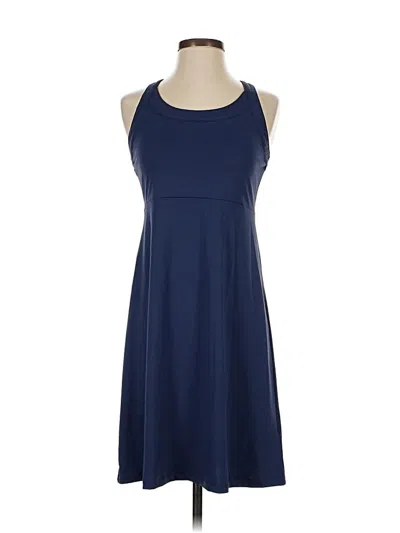 Pre-owned Columbia Casual Dress In Blue
