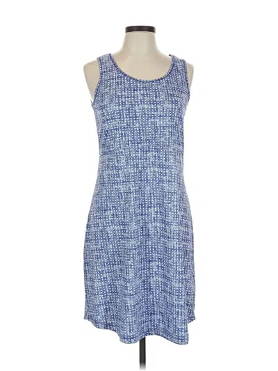 Pre-owned Columbia Casual Dress In Blue