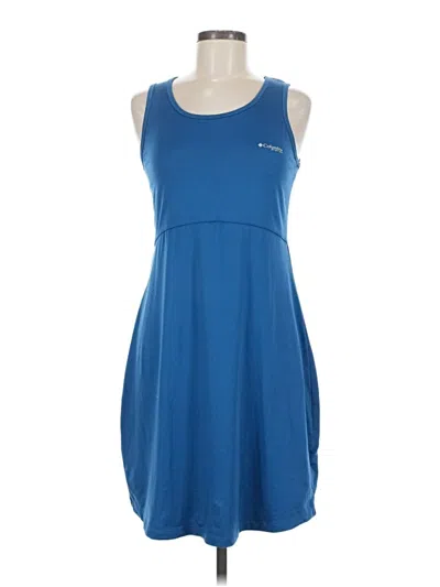 Pre-owned Columbia Casual Dress In Blue