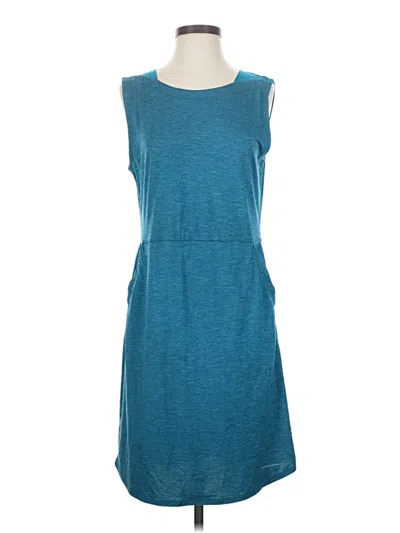 Pre-owned Columbia Casual Dress In Blue