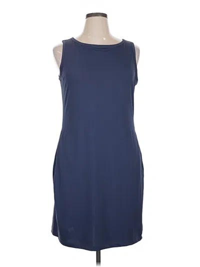 Pre-owned Columbia Casual Dress In Blue