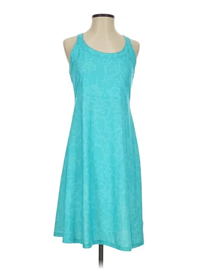 Pre-owned Columbia Casual Dress In Blue