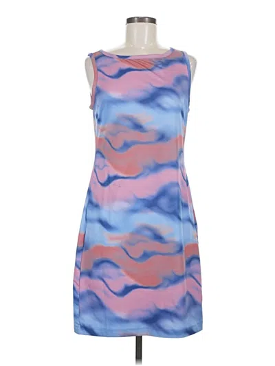 Pre-owned Columbia Casual Dress In Blue