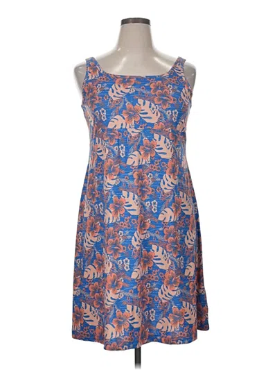 Pre-owned Columbia Casual Dress In Blue