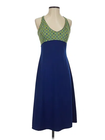 Pre-owned Columbia Casual Dress In Blue