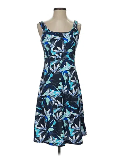 Pre-owned Columbia Casual Dress In Blue