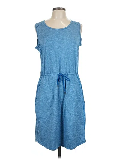 Pre-owned Columbia Casual Dress In Blue
