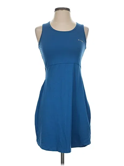 Pre-owned Columbia Casual Dress In Blue