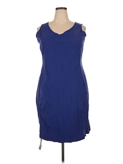 Pre-owned Columbia Casual Dress In Blue