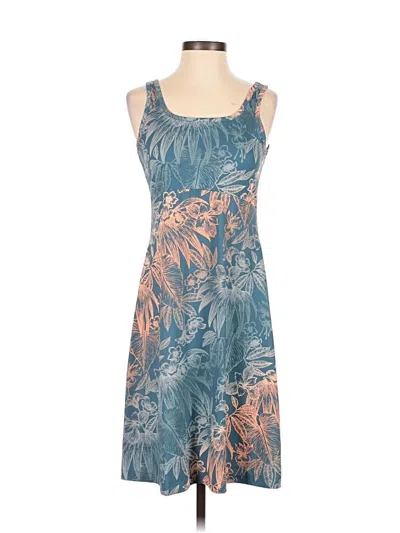 Pre-owned Columbia Casual Dress In Blue
