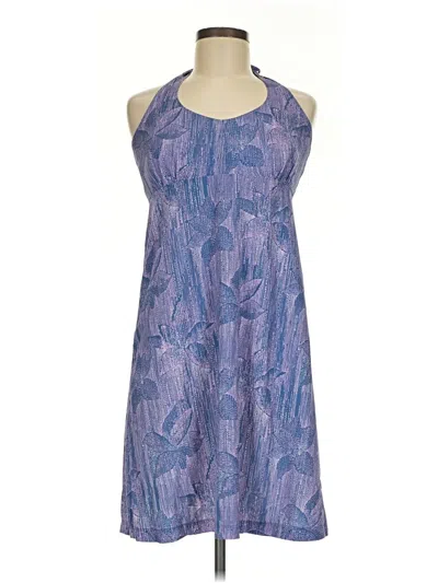 Pre-owned Columbia Casual Dress In Blue