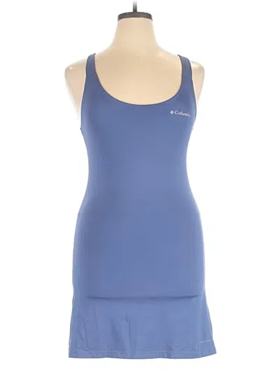 Pre-owned Columbia Casual Dress In Blue