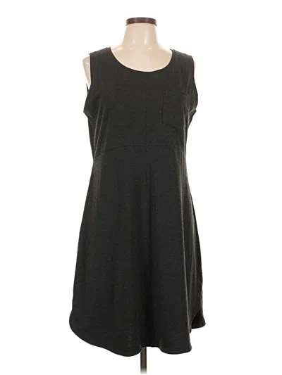 Pre-owned Columbia Casual Dress In Gray