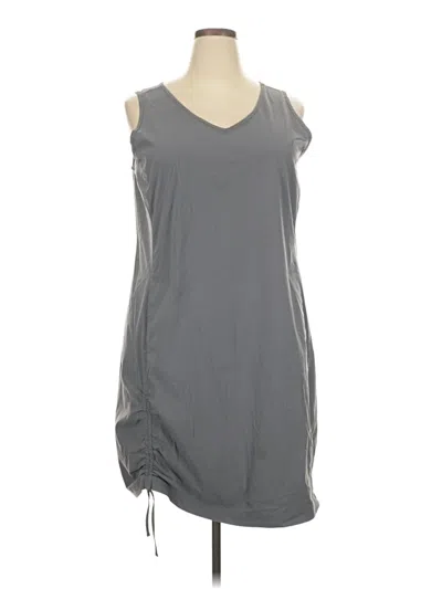 Pre-owned Columbia Casual Dress In Gray